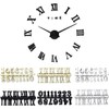 1 Set Black Clock Numerals Kit Clock Parts Digital Clock