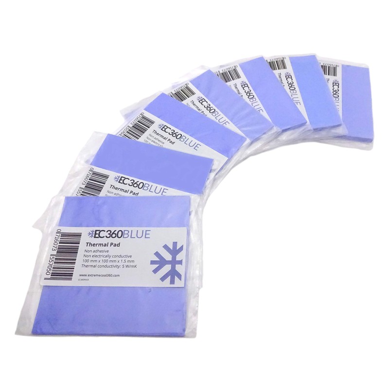 EC360® Blue 5W/mK Thermal Pad (100 x 100 x 2.0