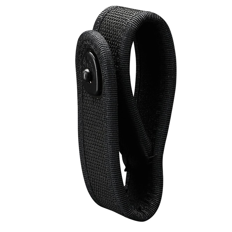 Handcuff Strap Nylon Black with Black Safety Snap