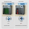 Hidden NFC Lock Electronic Drawer Locks Invisible Cabinet Lock Punch
