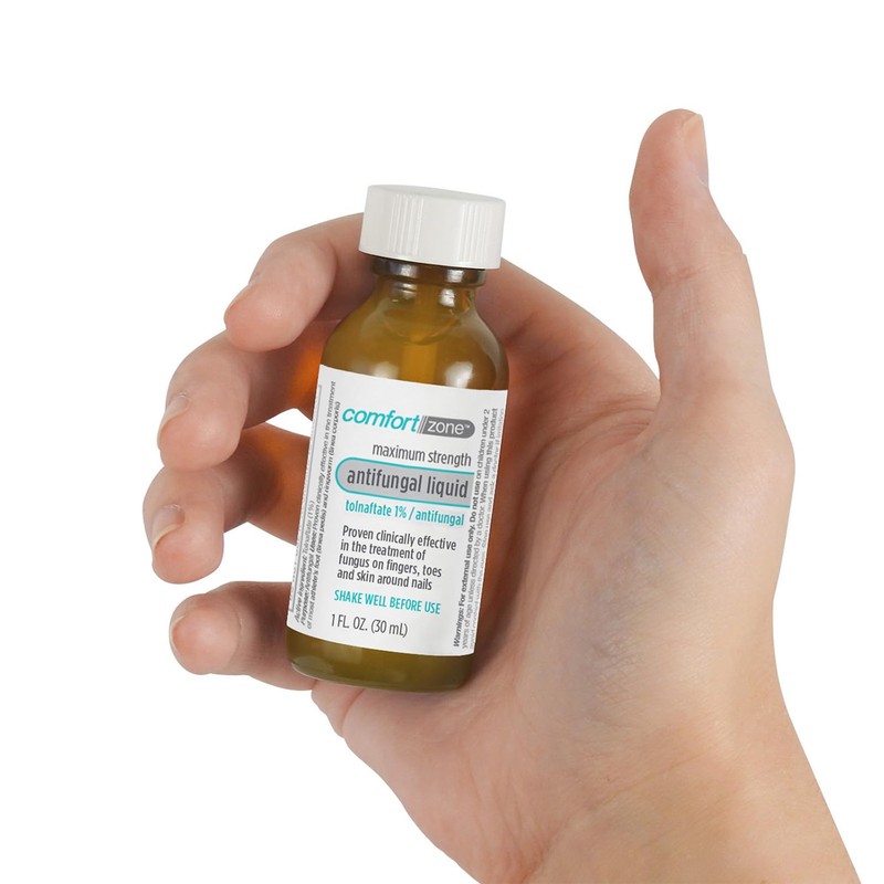 Comfort Zone Tolnaftate 1% Anti Fungal Liquid Solution, Soothes Itching,