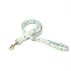 Organic Cotton Dog Leash for Small,Medium and Large Breed,Brass Hardware Pet Leash for Walking,Running and Training 6FT