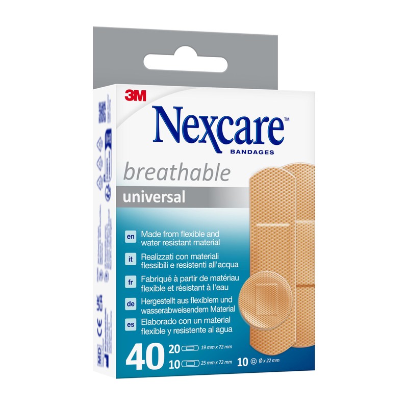 Nexcare Assorted Sizes Universal Strips - Pack of 40