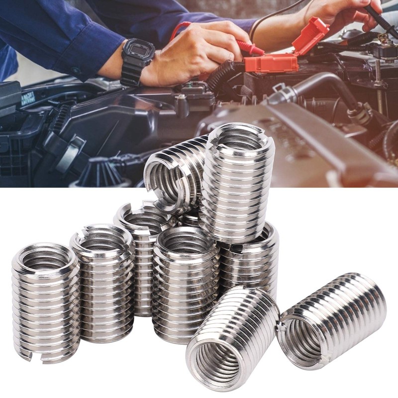 Pack of 10 Thread Insert Reducer Nut, M12 x 1.75