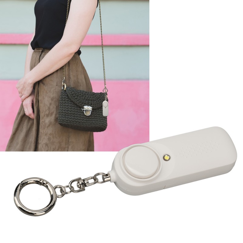 Self Protection Alarm with LED Strobe Light Loud Sound Panic