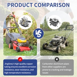 JingSney 235 Carburetor Fits for Husqvarna 240 235E 240E 236 236E Husky Saw Chainsaw Parts Carb Replaces 586936202 545072601 574719402 with Filter