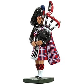 W. Britains Ceremonial Series 41072 British Scots Guard Bagpiper 1:32 Scale Metal