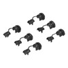 100Pcs Nylon Wire Grommet Strain Relief Bushing Electric Cable Fixing