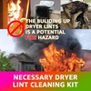 Sealegend 2 Pieces Dryer Vent Cleaner Kit Dryer Lint Vacuum