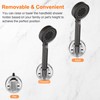 sourcing map 2pcs Shower Head Holder, Suction Cup Shower Head