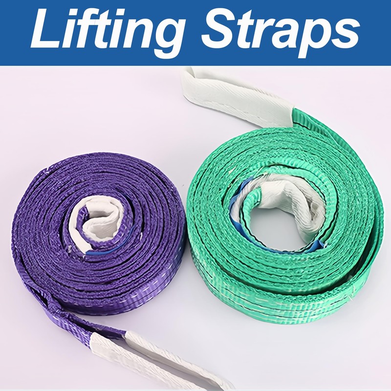 LEPEVNEY Lifting Straps Lift Sling Straps Flat Crane Sling Polyester