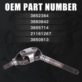 PHILEMONIX 3860842 U-Joint Driveshaft Yoke Kit 3852384 Compatible with Volvo Penta DP-S1 DPS-A DPS-A OXI DP-SM OMC Cobra 3.0L 4.3L 5.0L 5.4L 1994-1998