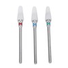 3pcs Ceramic Nail Drill Bit Set Gel Removal Nail Polishing