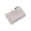 Vossen Wash mitt silver size 16x22 cm
