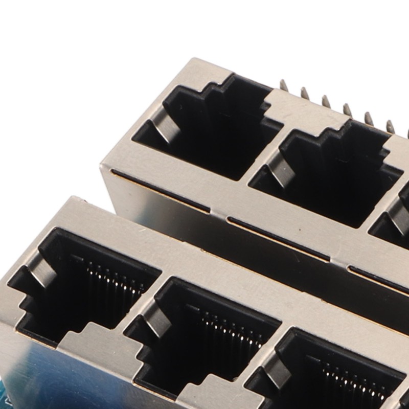 GPIO Breakout Board Professional 8 RJ45 Ports 40 Pin Power