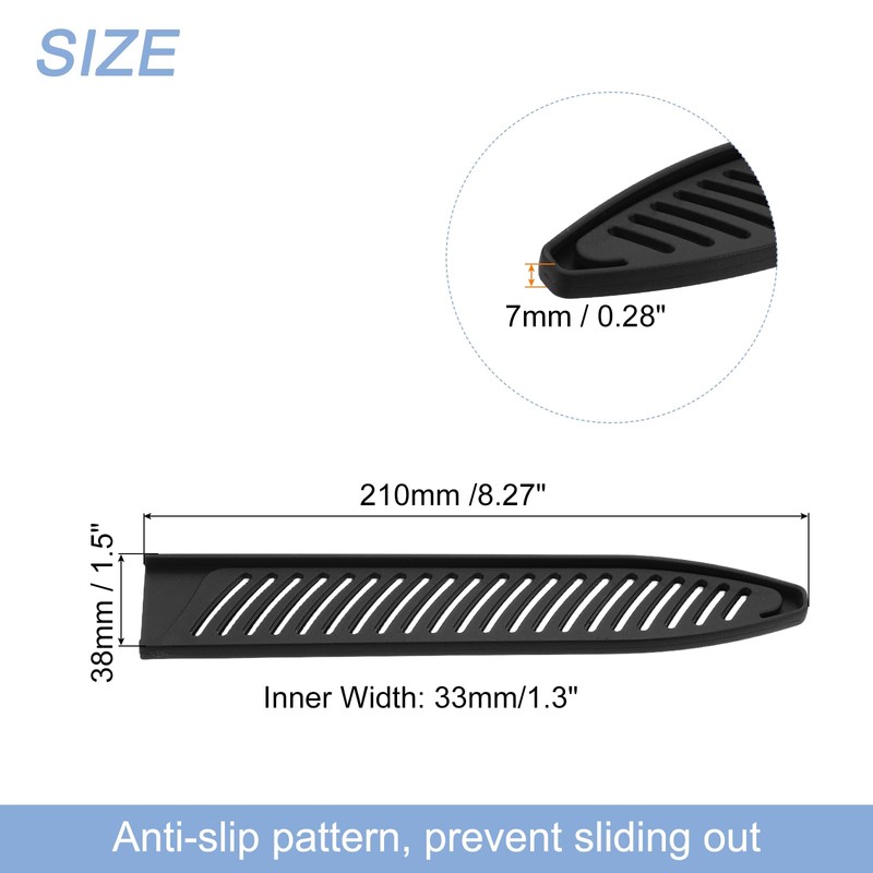 uxcell Knife Cover Sleeves Blade Edge Guards for 8" Carving