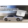 Broco Air Deflector Clips Rain Wind Universal Mounting Channel Stainless