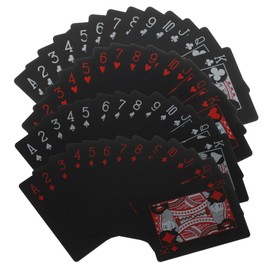 FRCOLOR Poker of Compact Playing Cards for Board Games Festivals Easy to Carry and Store PVC Material for All Occasions
