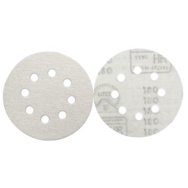 Sankyo Rikaku Electric Sander Round Magic File High-pitch Paper #180, 5 Sheets Φ4.9 inches (125 mm)