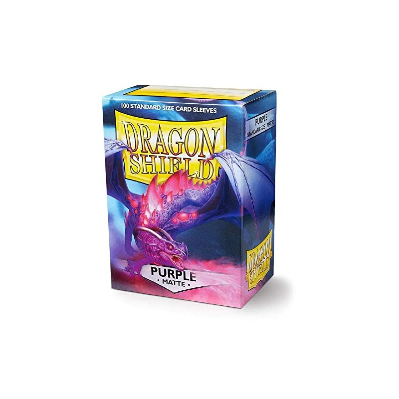 Dragon Shield Matte Purple Standard Size 100 ct Card Sleeves
