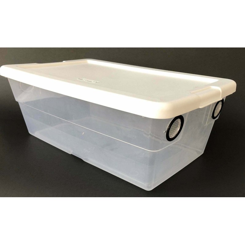 Vented Vivarium Enclosure 6 Quart Terrarium Container 6 Quart for