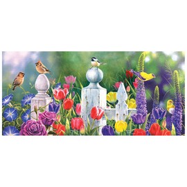 RoseArt - Abraham Hunter - Garden Birds - 1500 Piece Jigsaw Puzzle
