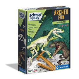 Clementoni Science & Play 78775 Velociraptor Excavation Series, 6+ Years