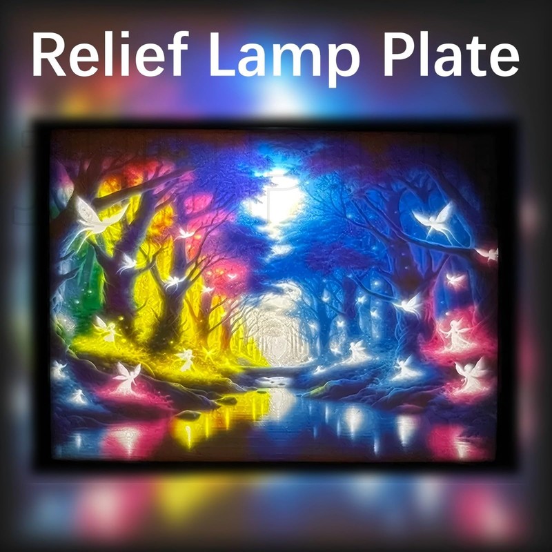 Upgrated for Bambu CMYK Lithophane LED Backlight Board Kit, 120