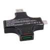 WANGCL USB Meter with Display 2-in-1 Type C USB Power