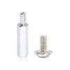 PATIKIL 12 Set M3 Hex Spacer Brass M3x8mm+6mm Bolt Male