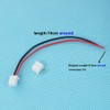 100pcs 15cm JST XH2.54-2P 2.54mm Pitch 2 Pin Connectors Kit