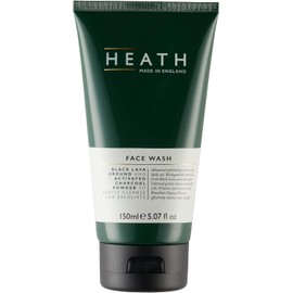  HEATH/Face Wash 5.1 fl oz (150 ml) - Grapefruit Scent - Men's Facial Cleanser, For All Skin Types, Scrub, Charcoal Powder, Exfoliating, Sebum   Animal Ingredients, Paraben Free,