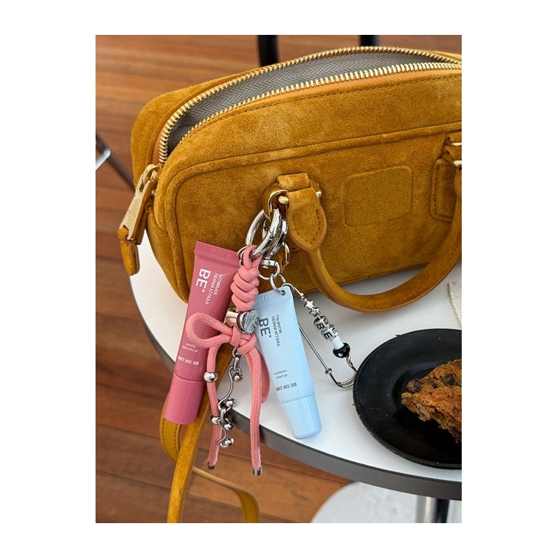 Vegan Fluffy Plumper Keyring 02 Mellow Peach / 비건 플러피