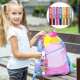 Kigeli 30 Pcs Spirit Clips Cheer Pins Cheerleader Gifts Cheer Clothes Pins for Backpacks Competition Pins Glittered for Team Cheer Gifts Supplies Party Favors Accessories Bulk (Multicolor)