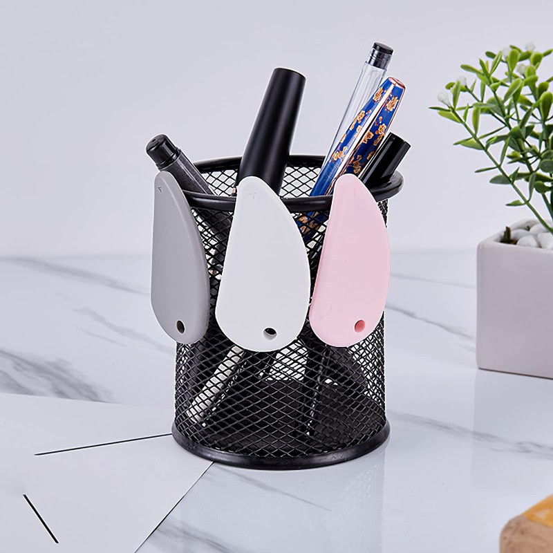 Ceramic Safety Cutter, 3 Pieces Portable Box Opener With Keychain