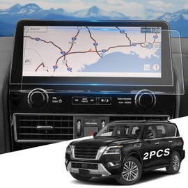 WEIPIN For 2021-2024 Armada (S/SV/SL/Midnight Edition/Platinum) Screen Protector 12.3 Inch Nano Anti-Scratch Ultra-Tough Touchscreen *2 Accessories - No More Scratch&Fingerprint