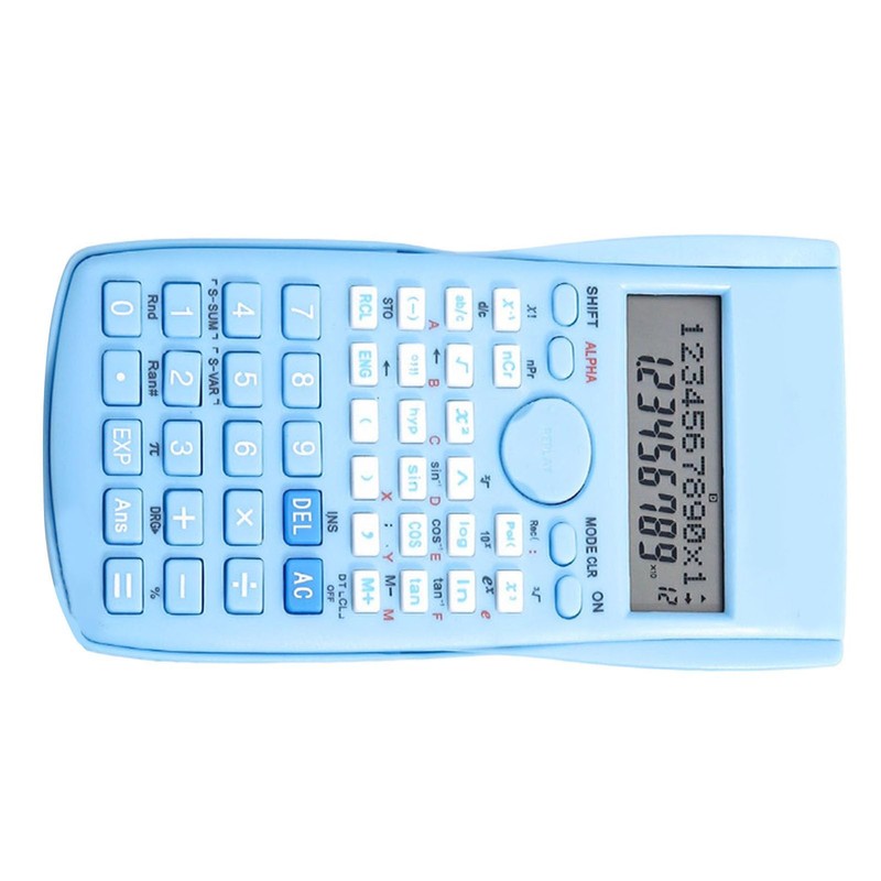 Efficient 12-bit Science Calculator, 240 Functions, Math Calculator with LED