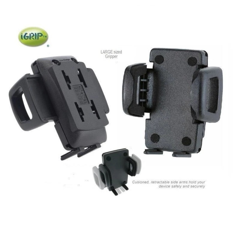 iGrip Hands-free car truck Cell Phone Holder KIT with Cigarette