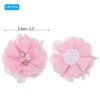 PATIKIL 2" Chiffon Flowers, 30Pcs Fabric Flowers Sewing Appliques Embellishments