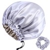 RedJoe 22 Momme 100% Mulberry Silk Bonnet Hair Wrap for
