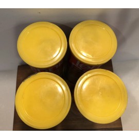 Crown Lot Of 4 Vtg Crown Yellow Tennis Balls Unopened Cans Brooklyn New York Taiwan