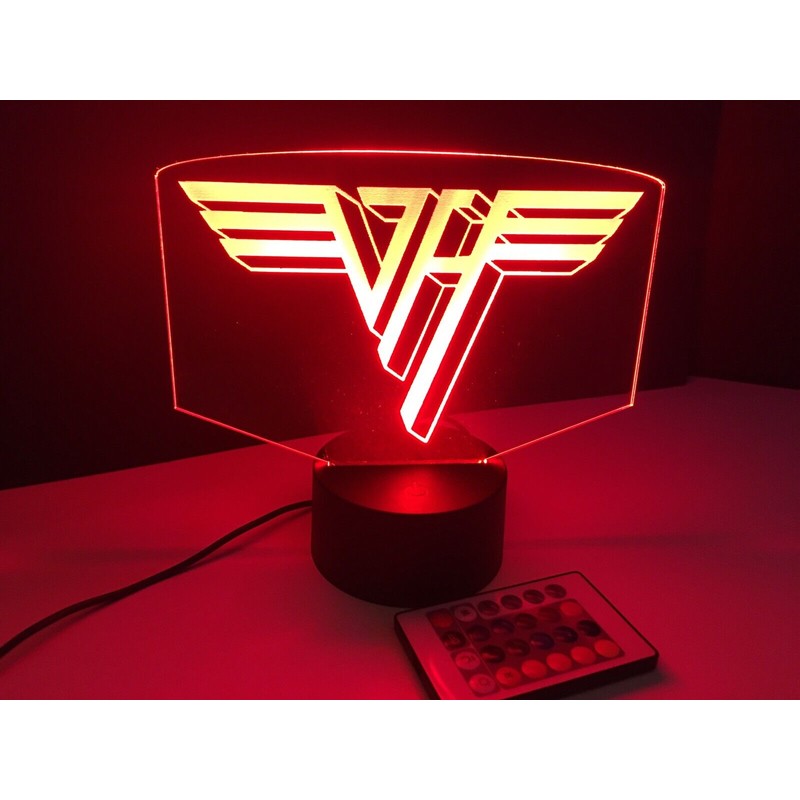 Van Halen Led Light Sign Multi Color Display Man Cave