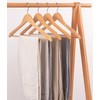 Wooden Hangers 20 Pack, Non-Slip Wood Hangers with 360°Swivel Hook
