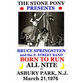 BRUCE SPRINGSTEEN REPLICA 1976 CONCERT POSTER