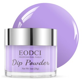 eodci EODCI Purple Dip Powder, 1OZ Neutral Nail Dip Powder for Long-lasting 28 Days+ Dip Nail Art French Manicure Nail Starter & Professional Home DIY Salon Use