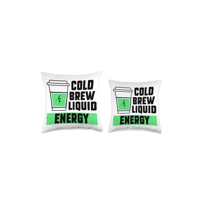 Cold Brew Liquid Energy Brew Latte Iced Coffee Lover Throw