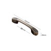 Zinc Alloy Antique Bronze Handle Pulls, Retro Door Pulls Cabinet