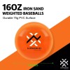 SUPERIORNET 9 Pack 3" Weighted Training Baseballs & Softballs /