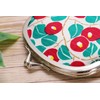 Kyosuu Yumeji Coin Purse Coin Case, Made in Japan, Camellia,
