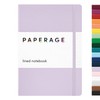 PAPERAGE Lined Journal Notebook, (Lavender), 160 Pages, Medium 5.6 in